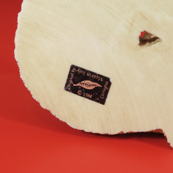 Vintage CASTAGNA Red Fox Figurine 1988 Made in Italy Alabaster Forest Animal - Picture 7 of 9